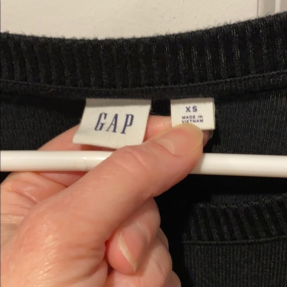 Gap Black Oversized Shirttail Hem Tunic EUC - Picture 4 of 6